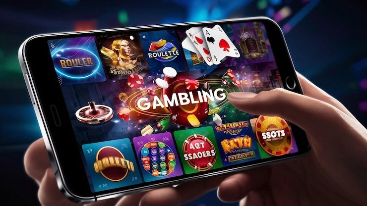 Tampilan meja Bandar Poker live dealer dengan pemain dan dealer kartu